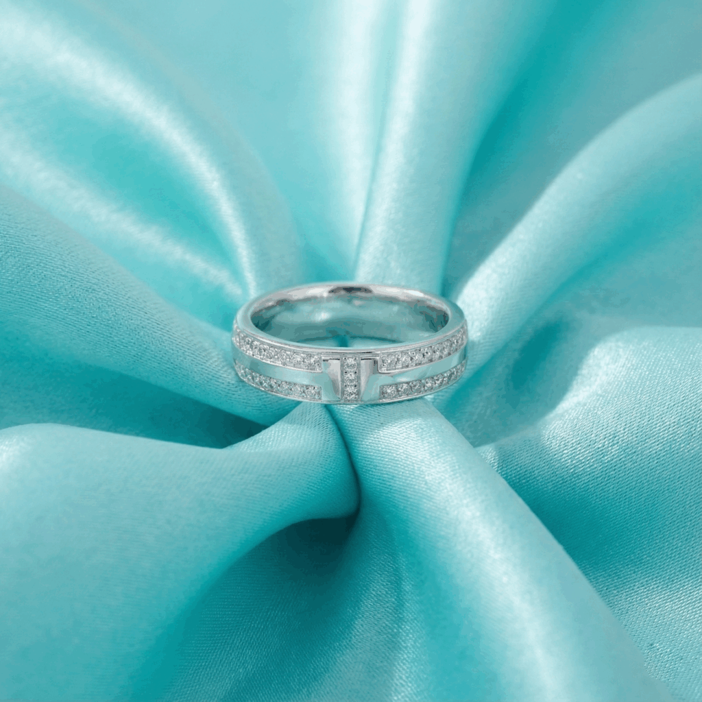 Tiffany T Wide Pavé CZ Ring