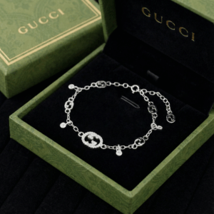 Gucci Interlocking CZ Bracelet
